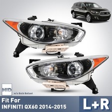For 2014 2015 INFINITI QX60 & 2013 JX35 HID/Xenon Headlight Left+Right Pair picture