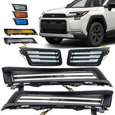 Fits 2026-2027 Toyota RAV4 Woodland LED Upper Vent + Lower Lip DRL Lights picture