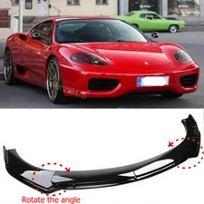Front Bumper Lip For 2002 Ferrari 360 Modena Spoiler Splitter Gloss Blk Style picture
