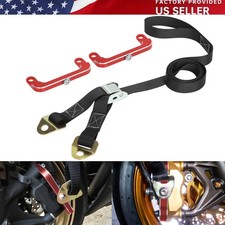 For GSX-R1000 GSXR1000R/RZ/X Front Lowering Strap Brackets Drag/Roll Racing ,Red picture