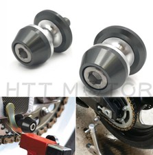 Universal Motorcycle CNC Swingarm Swing Arm Spools Sliders Stand Bobbins 10mm Gr picture