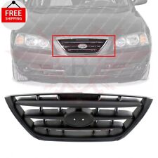 New Front Grille Painted Black Shell and Insert For 2004-2006 Hyundai Elantra picture