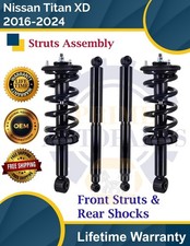 New OE Front Struts & Rear Shocks For 2016-2024 Nissan Titan XD 9 Year Warranty picture