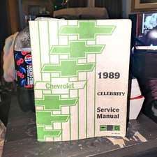 1988 Chevrolet Celebrity Service Manual GM Factory Original picture
