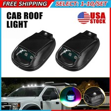 2-20x Solar Powered Cab Light LED Car Roof RGB Strobe Light Fit Vehicle Boat Rv picture