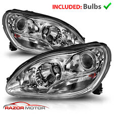 2000-2006 Projector Chrome Headlights For Mercedes Benz S-Class W220 picture