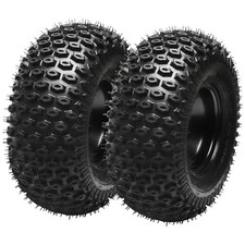 2pcs 16x8.00-7 ATV Tire Rim Wheel 16x8-7 16/8-7 16x8x7 Go kart Buggy Lawn Mower picture