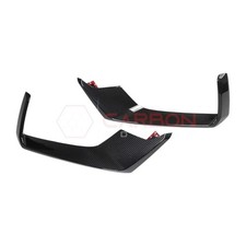 Real Carbon Fiber Lower Fog Light Trim Covers for 2024+ Ford Mustang Dark Horse picture