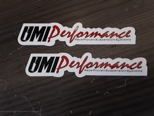 Lot of 2 Small UMI Suspension Racing Decals Stickers Street NHRA Nascar 5