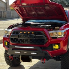 Offroad Steel Stubby Front Bumper w/ LED Lights Fit 2016-2023 Toyota Tacoma  picture