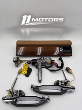 1986-91 MERCEDES W126 IGNITION DOOR TRUNK GLOVE BOX LOCK SET W/KEY OEM picture