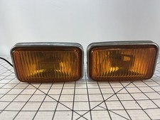 Vintage Chrome Fog Lights with Amber Glass IPF-804 SAE Set of Two Truck Car 4x4 picture