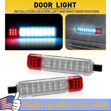 For Chevy Silverado Tahoe Suburban Sierra Front L+R Door Reflector Light Panel F picture