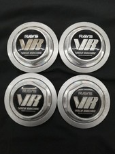 RAYS Volk Racing GRC Wheel Center Caps 4pc 70mm Inner Diameter Used picture