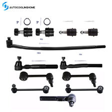 12pc Front Tie Rod Ends Sway Bars Ball Joints For 2007 - 2014 2015 Jeep WRANGLER picture