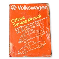 Volkswagen Official Service Manual Type 1 Beetle Super Beetle Karmann Ghia 70-79 picture