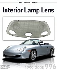 Porsche 911 (996) Interior Dome Light Lens 99663215100 NEW GENUINE picture