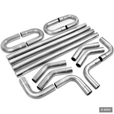 3 Inch T304 Stainless Steel Exhaust Pipe Kit,3'' OD,16P picture