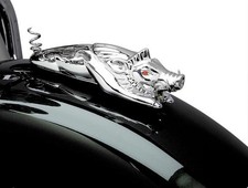 Kuryakyn Wild Boar Fender Ornament Front Chrome picture