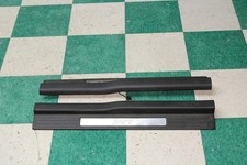 10-14 Mustang Coupe Black LH RH Illuminated Door Sill Trim Panel Pair OEM OE WTY picture