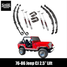 2.5 Inch Lift Kit for 1976-1986 Jeep CJ picture