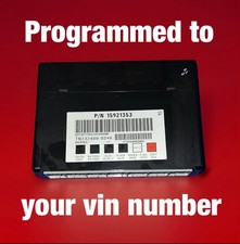 15921353 GM Body Control Module Programmed To Your VIN BCM 2006-2013 picture