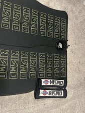 Nismo old Logo Interior Set Floor Mats Harness Pads And Cupholder picture
