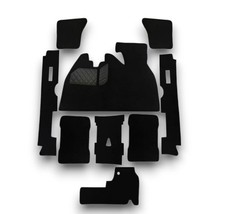 Carpet Set For VW Beetle Mexico 85-03 With Footrest Velour Black Rubber Heel picture