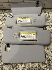 03-09 Mercedes-Benz W211 E350 E550 E55 E63 Left Right Sun Visor Pair Gray OEM picture