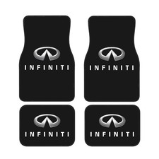 4 Piece Infiniti Car Front & Rear Floor Mat Set Non-Slip Carpet Mats picture