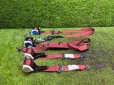 2015-2021 Subaru Impreza WRX STIOEM Factory Red Seat Belt Complete Set DAMAGE picture