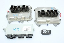 2011-2016 BMW F10 550i 650i N63 ECM Engine Computer CAS Module Ignition Key Set picture