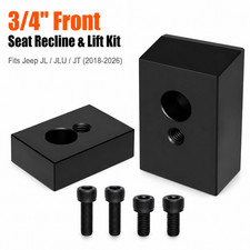 3/4 Inch Front Seat Riser Spacer Lift for Jeep Wrangler Jl 2018-2026 picture