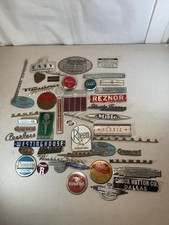 Vintage Lot of 49 Appliance Emblems picture