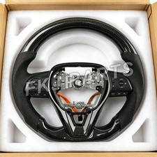 New Carbon Fiber Steering Wheel for Toyota Camry Rav4 Corolla W/ Button 2018+ picture