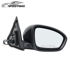 3Pin Mirror Passenger Side Black For Nissan Sentra 2020-2024 2025 Manual Fold picture