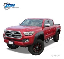 Extension Style Fender Flares Fits Toyota Tacoma 2016-2023 Full Set, Paintable picture