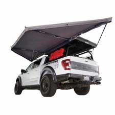 Overland Universal Gray HD Nomadic 180 LTE Poly Cotton Awning w/ Black Cover picture