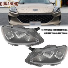 For 2020-2022 Ford Escape SE/SEL Halogen Headlights Assembly w/DRL Left OR Right picture