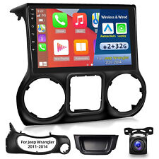 For Jeep Wrangler 2011-2014 Car Radio Android 12 Carplay GPS AHD Backup Camera picture