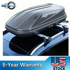 19.4 Cu. Ft. Car SUV Rooftop Cargo Box Dual-Side Opening Luggage Carrier 220 lbs picture