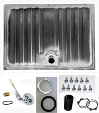 New 1970 Ford Mustang Gas Fuel Tank w/ Drain Plug & Sending Unit, Clamps, Hose picture