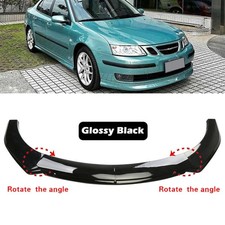For Saab 9-3 Aero Front Bumper Lip Splitter Spoiler Body Kit Glossy Black picture