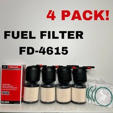4 PACK OEM Motorcraft FD4615 Diesel Fuel Filter Ford 6.7L SAME DAY SHIPPING picture