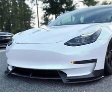 Front Shovel Kit Front Spoiler Compatible for Tesla Model 3 Y 2017-2023 Carbon picture