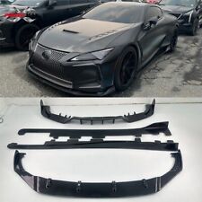 Carbon Fiber Body Kit Fit For Lexus LC500 LC500h Front Lip Side Skirts Rear Lip picture