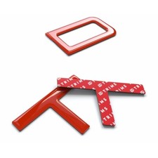Red Domed 3D Letters fits TRD Skid Plate Tacoma 2016-2023 - 4Runner 2019-2020 picture