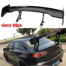46'' GT Style Rear Trunk Lip Spoilers Wing Adjustable For Mitsubishi Lancer EVO picture