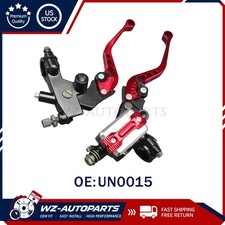 Universal 7/8'' CNC Motorcycle Front Brake Cylinder Clutch Lever Reservoir Set picture