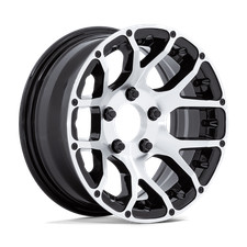 15x6 Helo HE825 Tease Gloss Black Machined Wheel 6x5.5 (0mm) picture